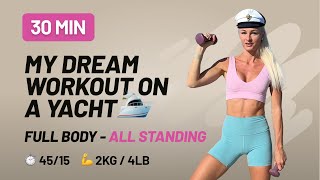 30 Min ALL STANDING Full Body Workout  HIIT No Equipment Home Workout [upl. by Anne]