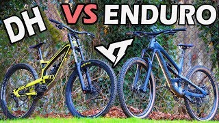 DH vs ENDURO  Do You Need a DH Bike  YT TUES vs YT CAPRA [upl. by Tenenbaum]