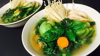 HOW TO MAKE CHINESE VEGETABLE SOUP [upl. by Tracy350]