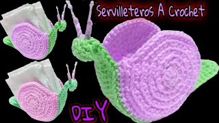 Porta servilletas a crochet Paso A Paso [upl. by Enovi]