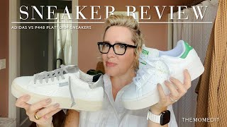 Adidas Stan Smith Vs P448 Thea Platform Sneakers Comparison amp Review [upl. by Leatri]