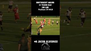 Jacob Alvidrez 13 years old 140 lbs D1 MLB will attend Stockdale High School [upl. by Anole]