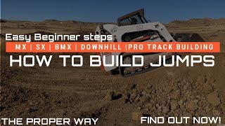 How to Build Jumps for Beginners  MX  SX  BMX  AX  Downhill  Pro Track Builder [upl. by Trebla]