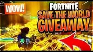 🔴144 Save The World Giveaway Live NowFREE LOOTFORNITE STWGIVEAWAY STW giveaway [upl. by Christean908]