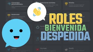 Bienvenida roles automáticos y despedida  Tutorial y Guía Mee6 [upl. by Isiahi]