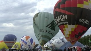 MONTGOLFIADE WARSTEIN 2016  Ballon Massenstart Platz B [upl. by Dallis]