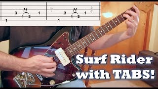 Surf Guitar Surf Rider with TABS [upl. by Docila]