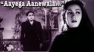 Aayega Aanewala  Evergreen Hit Song By Lata Mangeshkar  Mahal [upl. by Samella]