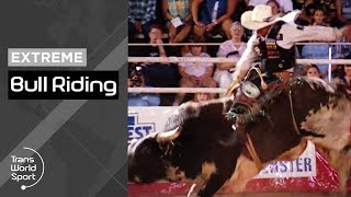 Crazy World of Professional Bull Riding  Trans World Sport [upl. by Joy]