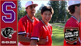 OFFICIAL HIGHLIGHTS  Sequoia at Burlingame Baseball [upl. by Sire]