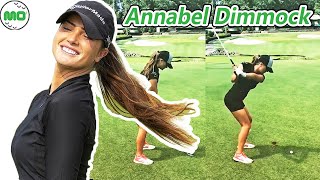 Annabel Dimmock アナベル・ディモック イングランドの女子ゴルフ スローモーションスイング [upl. by Yeldahc]