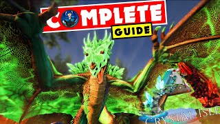 ARK CRYSTAL Isles Ultimate Guide To Gamma Boss Fight  All Artefact Locations [upl. by Aleina391]