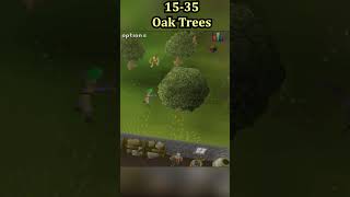 Quick 99 Woodcutting Guide osrs shorts [upl. by Kirbee]