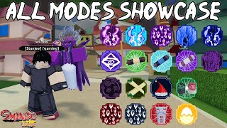 Shindo Life All Modes Spawn Location amp Showcase 2021 [upl. by Nibor]