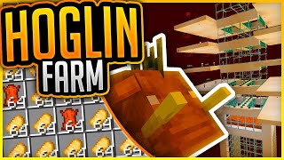 automatische Hoglin Farm Tutorial einfach ✨ Minecraft 116 quotNether Updatequot ✨ ErikOnHisPeriod [upl. by Anirbas303]