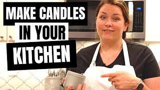 Making Candles at Home Full StepbyStep Tutorial [upl. by Melamed324]