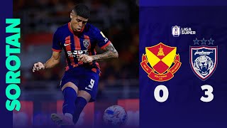 Selangor FC 03 Johor Darul Tazim  Sorotan Perlawanan Liga Super 202425 [upl. by Nissie]