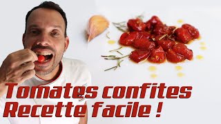 Comment réaliser des tomates confites très facilement  recette dAlain Ducasse [upl. by Ecirtnom]