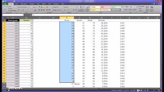 Calculating Percentile Rank Using Excel [upl. by Daphna]