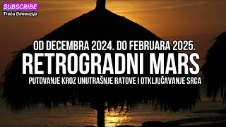 Retrogradni Mars od decembra 2024 do februara 2025 godine [upl. by Nnaeirelav]