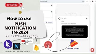 How to use Push notification in Kodular in 2024  Send Any Notification in your app  LIVE [upl. by Salomon]