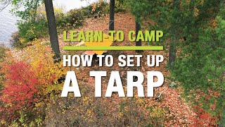 How to Set Up a Tarp [upl. by Khorma]