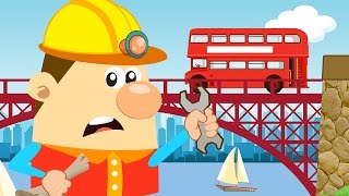 London Bridge is Falling Down  Karaoke Lyrics  Belluna Kids Nursery Rhymes  SingAlong [upl. by Orecul113]