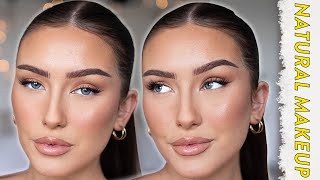 EASY EVERYDAY NATURAL MAKEUP ROUTINE  Cruelty Free Glowy Makeup Tutorial  Hannah Renée [upl. by Ailegra921]