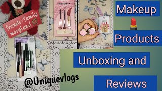 Makeup products reviewsTrying the viral makeup productsuniquevlogs32 [upl. by Enelrak]