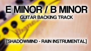 E minor  B minor Guitar Backing Track  Metal  Metalcore [upl. by Averyl]