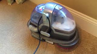 Bissell Spotbot Pet Portable Carpet Cleaner [upl. by Michale733]