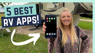 5 APPS EVERY RVER AND CAMPER SHOULD HAVE [upl. by Ennairac]