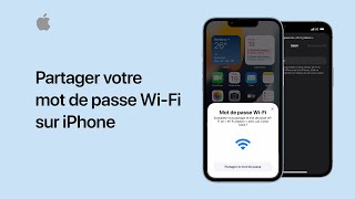 Partager votre mot de passe WiFi sur iPhone  Assistance Apple [upl. by Chil986]