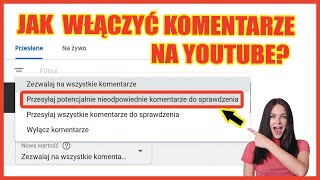 Nie widzę komentarzy na YouTub Jak włączyć komentarze youtube [upl. by Jandy]