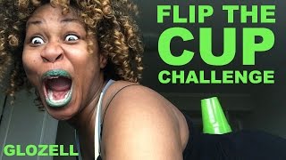 Flip The Cup Challenge  GloZell [upl. by Jay]