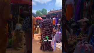 Exploring a rural market in Ghana West Africa 1 Ghana Market Tour Shorts [upl. by Mathian397]