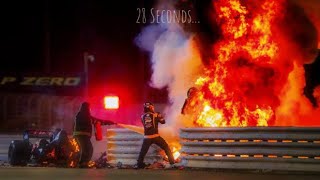 28 Seconds of Romain Grosjeans Death [upl. by Adore]