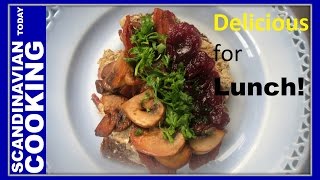 How To Make A Delicious Homemade Danish Liverwurst Open Sandwich ♥ [upl. by Ranilopa]