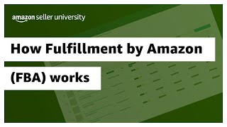 How Fulfillment by Amazon FBA works [upl. by Margaux]