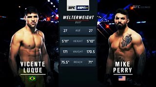 UFC Fight Night Montevideo Perry vs Luque Full Fight Highlights [upl. by Brenk388]