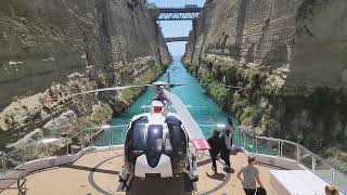 The Corinth Canal in Greece [upl. by Aimahs]