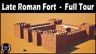 Full Tour of a Roman Cavalry Fort  Fort Mobene Qasr Bshir [upl. by Ayanad]