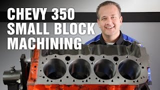 HowTo Machine Chevy 350 Small Block Engine Motorz 64 [upl. by Ong119]