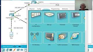 Curso Packet Tracer Aula 6 – Rede RIP  rotas estáticas [upl. by Anerehs]