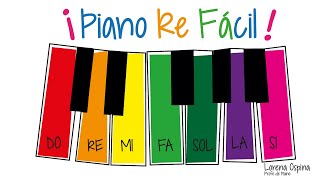 1 sesión completa de piano para niños [upl. by Yelhak113]