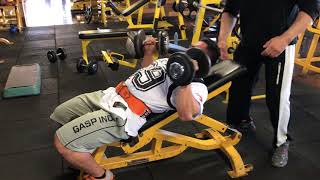 Hidetada Yamagishis 2018 Arnold Classic Preparation CHEST TRAINING [upl. by Haras75]