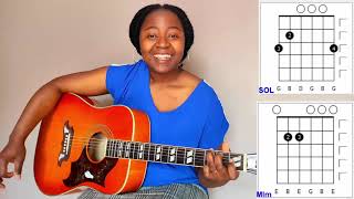 Cours de guitare 3  Accords de SOL et MImin [upl. by Ylecara42]