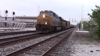 A SD403 Trails CSX Cumberland MD to Greenwich Yard Philadelphia PA at Bush St Baltimore MD [upl. by Brandwein250]