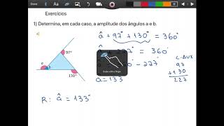 Soma dos ângulos externos de um triângulo [upl. by Leonelle]