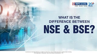 What Is The Difference Between NSE amp BSE  HDFC securities [upl. by Inimod]